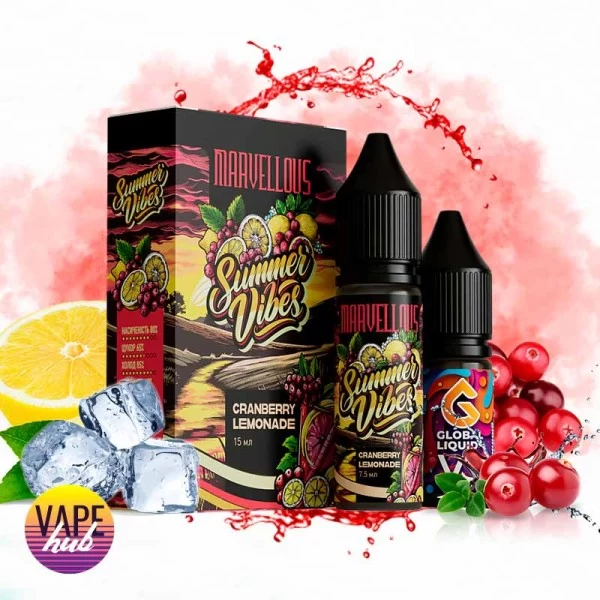 Набір Marvellous Summer Vibes 15 мл 50 мг - Cranberry Lemonade — купити