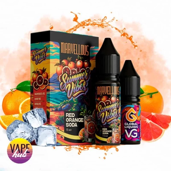Набір Marvellous Summer Vibes 15 мл 65 мг - Red Orange Soda — купити
