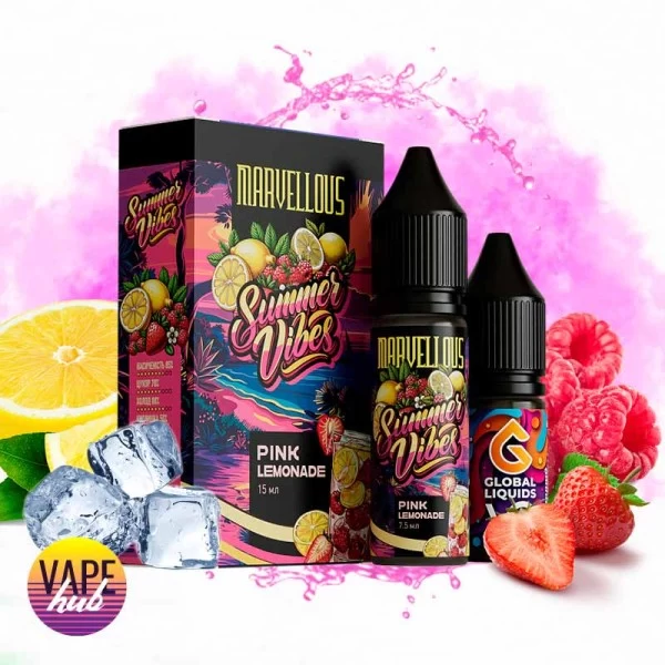 Набір Marvellous Summer Vibes 15 мл 50 мг - Pink Lemonade — купити