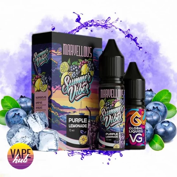 Набір Marvellous Summer Vibes 15 мл 65 мг - Purple Lemonade — купити