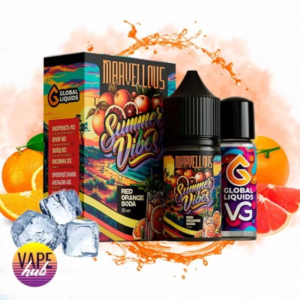 Набір Marvellous Summer Vibes 30 мл 50 мг - Red Orange Soda — купити
