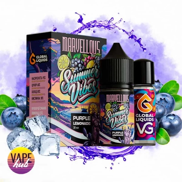 Набір Marvellous Summer Vibes 30 мл 65 мг - Purple Lemonade — купити