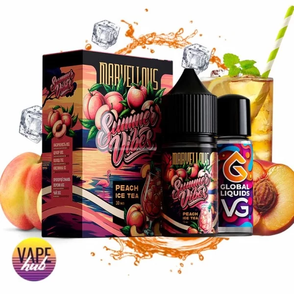 Набір Marvellous Summer Vibes 30 мл 65 мг - Peach Ice Tea — купити