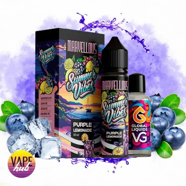 Набір Marvellous Summer Vibes 60 мл 3 мг - Purple Lemonade — купити