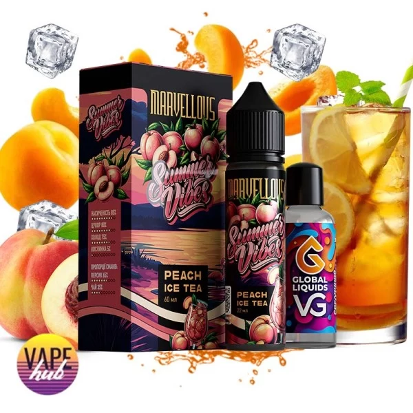 Набір Marvellous Summer Vibes 60 мл 3 мг - Peach Ice Tea — купити