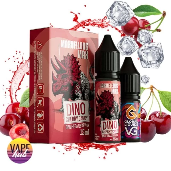 Набір Marvellous Max 15 мл 50 мг - Dino Cherry Candy — купити