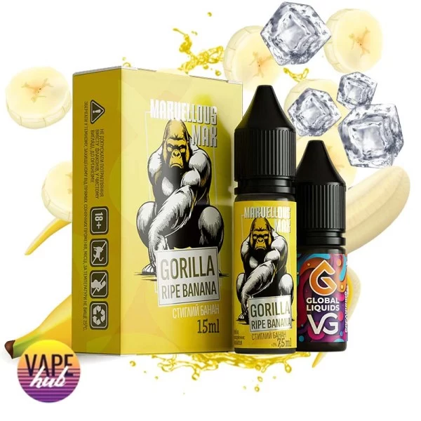 Набір Marvellous Max 15 мл 65 мг - Gorilla Ripe Banana — купити