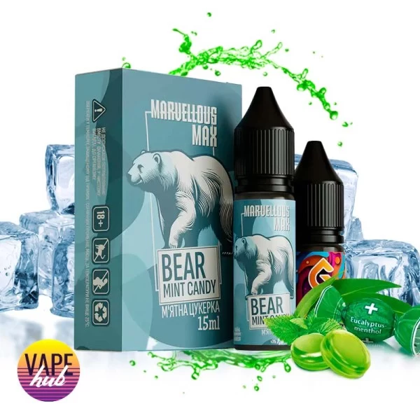 Набір Marvellous Max 15 мл 65 мг - Bear Mint Candy — купити