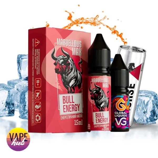 Набір Marvellous Max 15 мл 65 мг - Bull Energy — купити