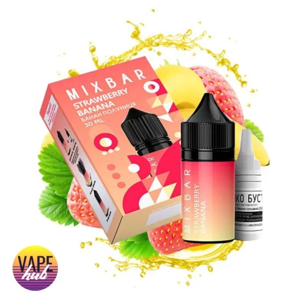 Набір Mix Bar 30 мл 50 мг - Strawberry Banana — купити