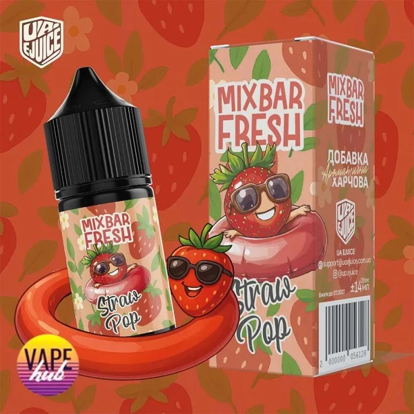 Набір Mix Bar Fresh 30 мл 50 мг - Straw Pop — купити