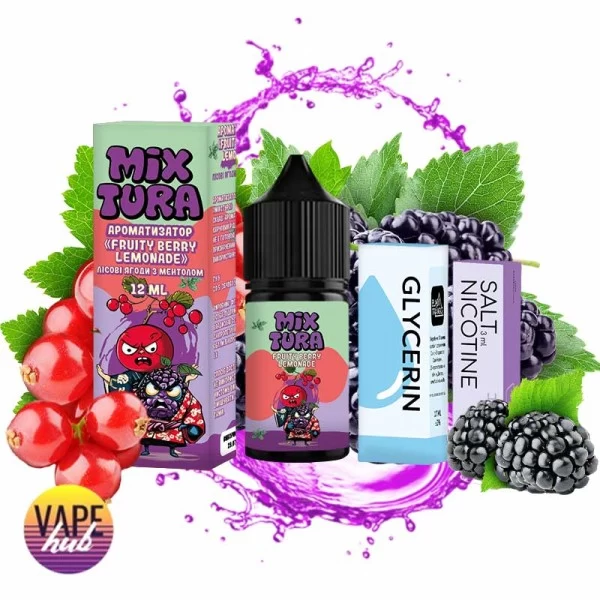 Набір Mixtura 30 мл 25 мг - Fruity Berry Lemonade — купити
