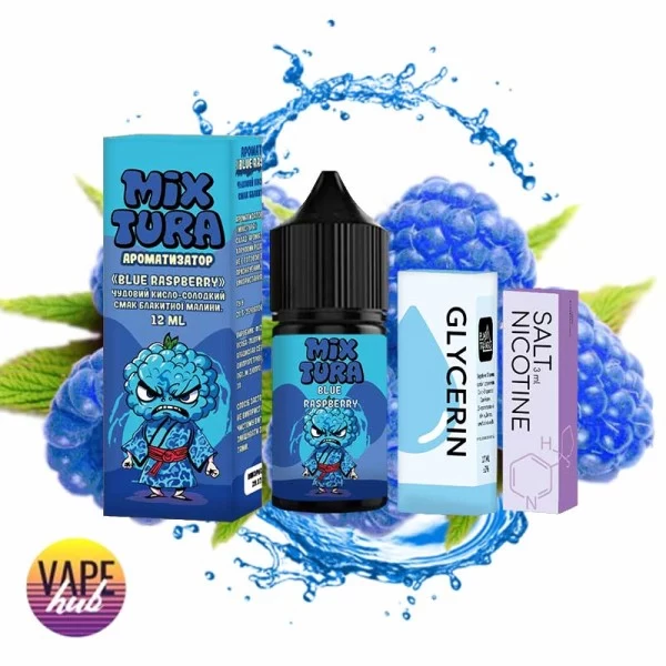 Набір Mixtura 30 мл 25 мг - Blue Raspberry — купити