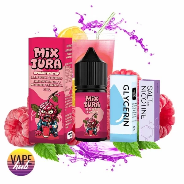 Набір Mixtura 30 мл 50 мг - Raspberry Lemonade — купити