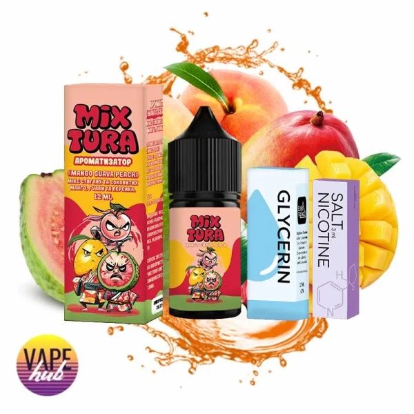 Набір Mixtura 30 мл 25 мг - Mango Guava Peach — купити