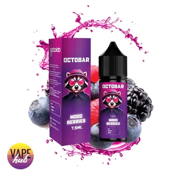 Набір OctoBar NFT Salt 15 мл 50 мг - Mood Berries — купити