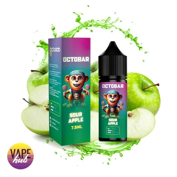 Набір OctoBar NFT Salt 15 мл 50 мг - Sour Apple — купити