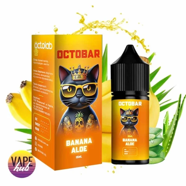Набір OctoBar NFT Salt 30 мл 50 мг - Banana Aloe — купити