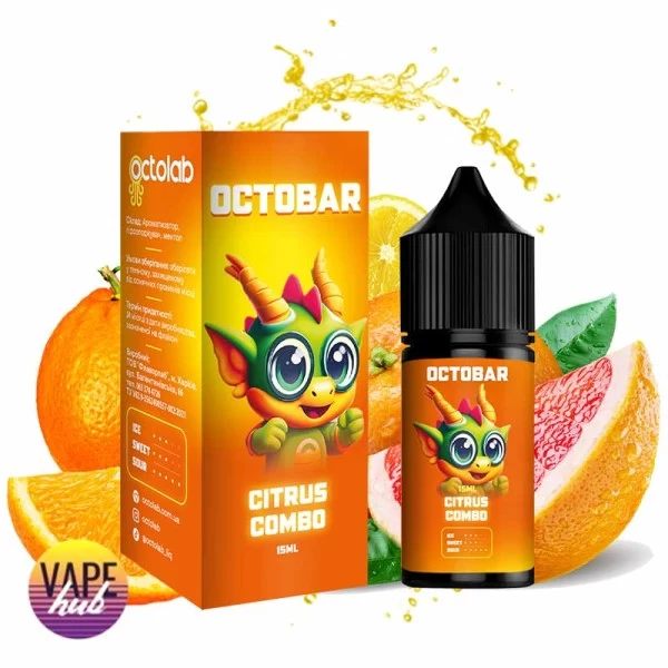Набір OctoBar NFT Salt 30 мл 50 мг Hard - Citrus Combo — купити