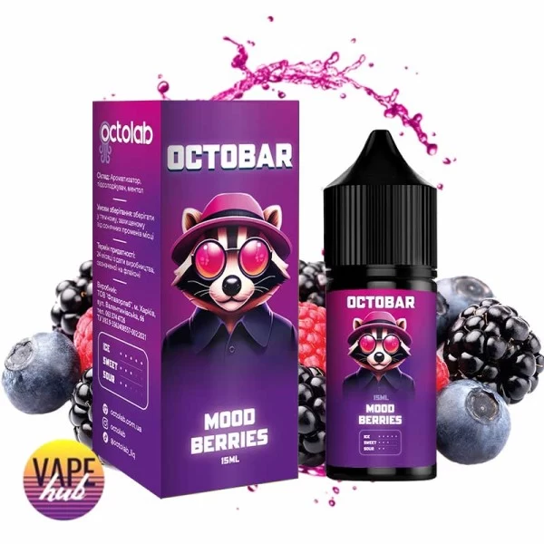 Набір OctoBar NFT Salt 30 мл 50 мг Hard - Mood Berries — купити