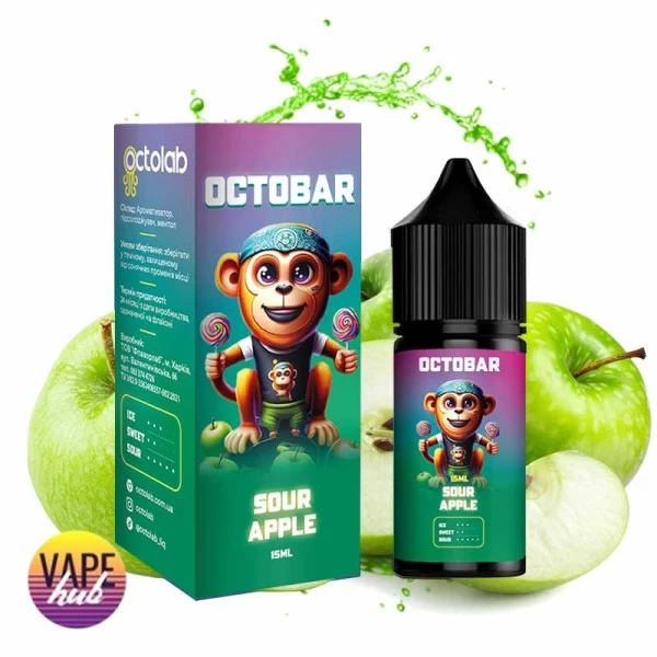 Набір OctoBar NFT Salt 30 мл 50 мг - Sour Apple — купити