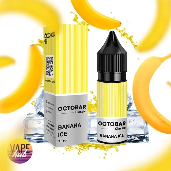 Набір OctoBar Salt 15 мл 50 мг - Banana Ice — купити