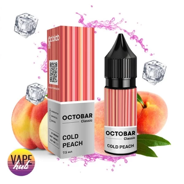Набір OctoBar Salt 15 мл 50 мг - Cold Peach — купити