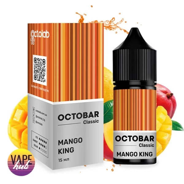 Набір OctoBar Salt 30 мл 50 мг Hard - Mango King — купити