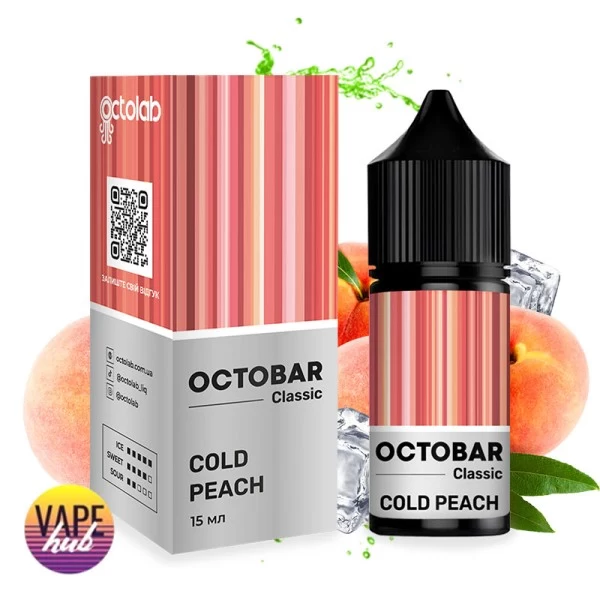 Набір OctoBar Salt 30 мл 50 мг Hard - Cold Peach — купити