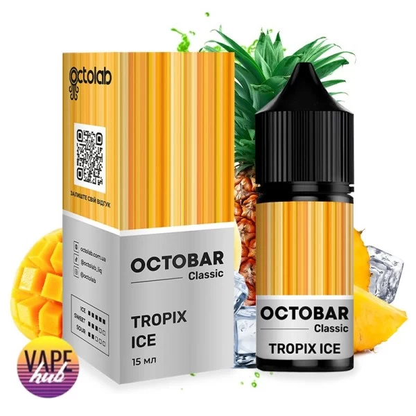 Набір OctoBar Salt 30 мл 50 мг Hard - Tropix Ice — купити