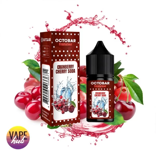 Набір Octobar Fresh & Sour 10 мл 50 мг - Cranberry Cherry Soda — купити