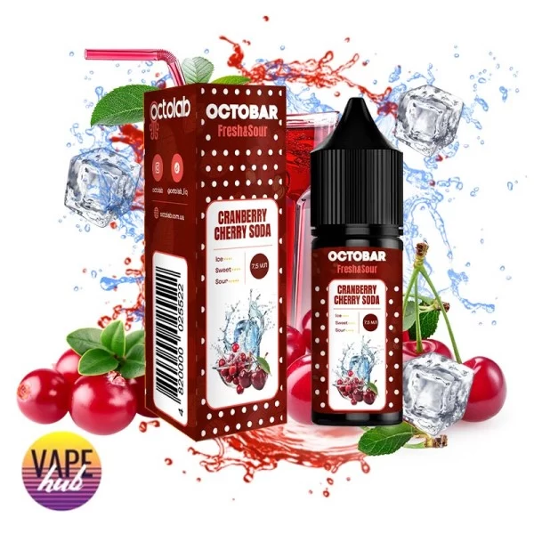 Набір Octobar Fresh & Sour 15 мл 50 мг - Cranberry Cherry Soda — купити