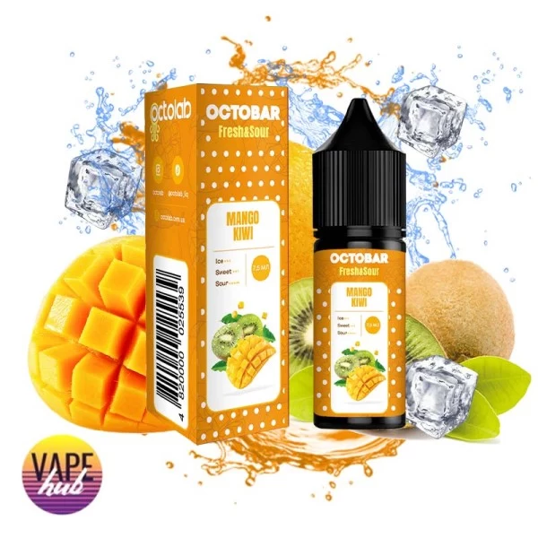 Набір Octobar Fresh & Sour 15 мл 50 мг - Mango Kiwi — купити
