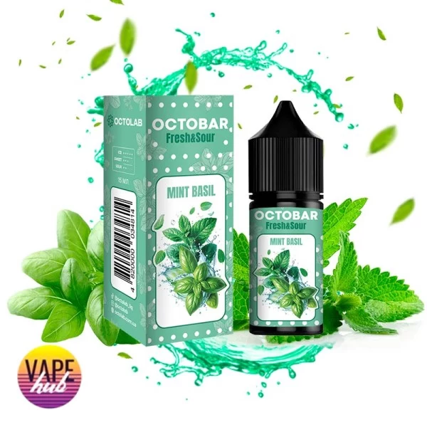 Набір Octobar Fresh & Sour 30 мл 50 мг Hard - Mint Basil — купити