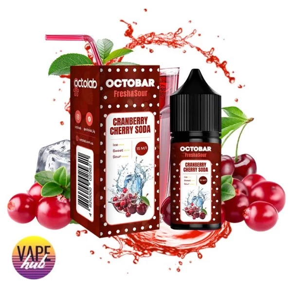 Набір Octobar Fresh & Sour 30 мл 50 мг Hard - Cranberry Cherry Soda — купити