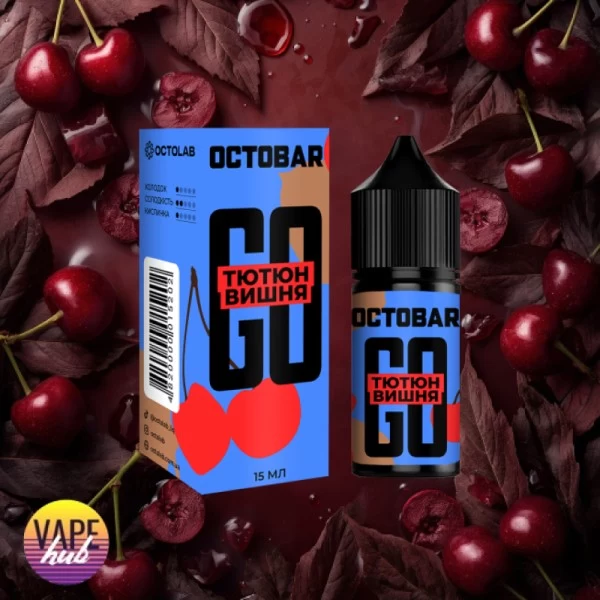 Набір Octobar Go 30 мл 50 мг Hard - Тютюн Вишня — купити