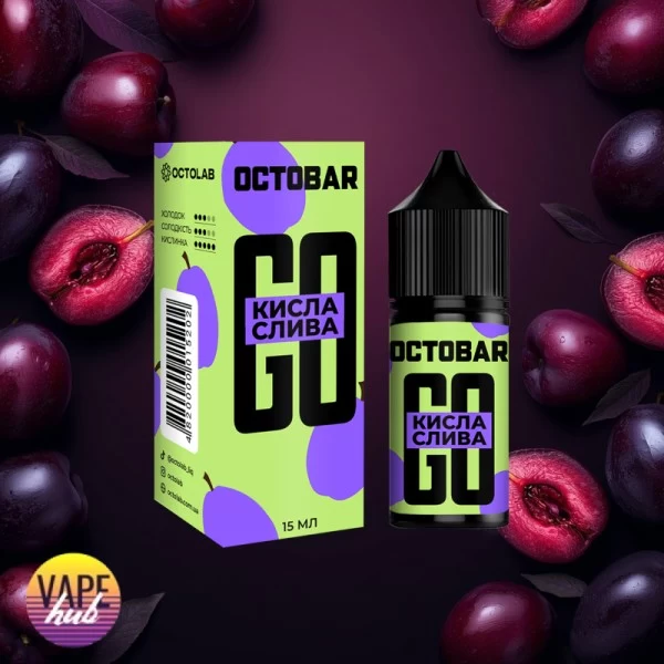 Набір Octobar Go 30 мл 50 мг - Кисла Слива — купити