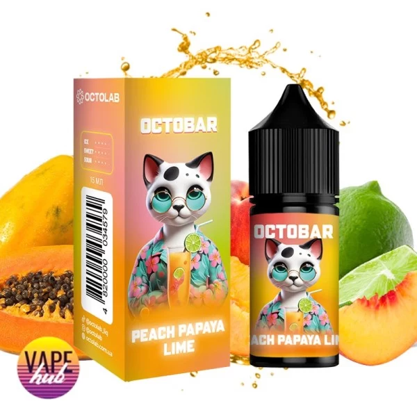 Набір OctoBar NFT Salt 30 мл 50 мг Hard - Peach Papaya Lime — купити