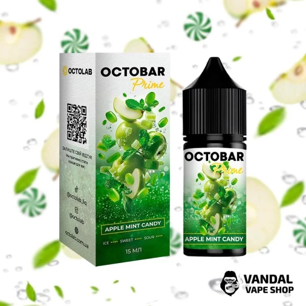 Набір Octobar Prime 30 мл 65 мг - Apple Mint Candy — купити