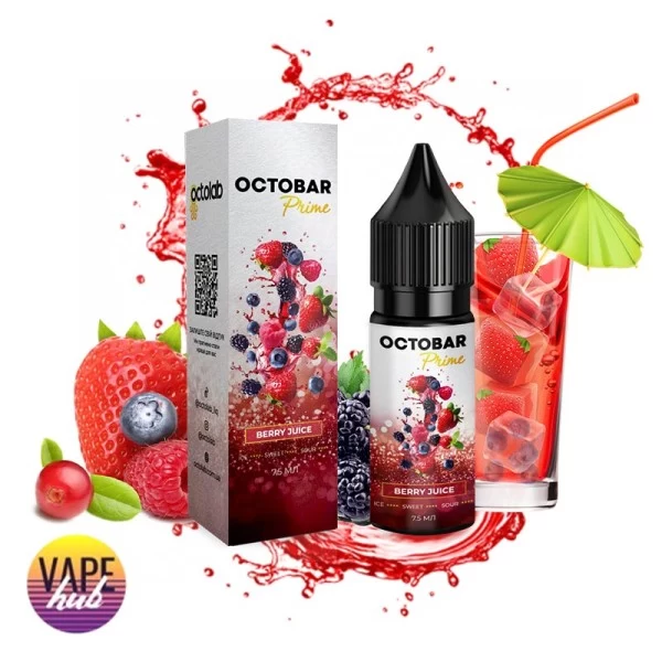 Набір Octobar Prime 15 мл 65 мг - Berry Juice — купити