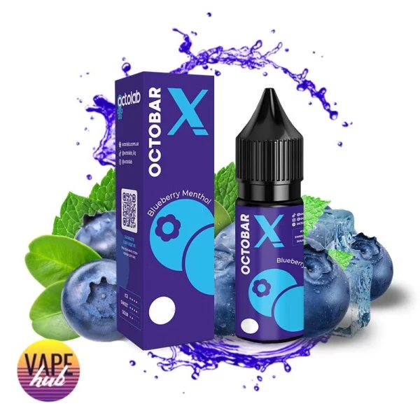 Набір Octobar X 15 мл 50 мг - Bluberry Menthol — купити