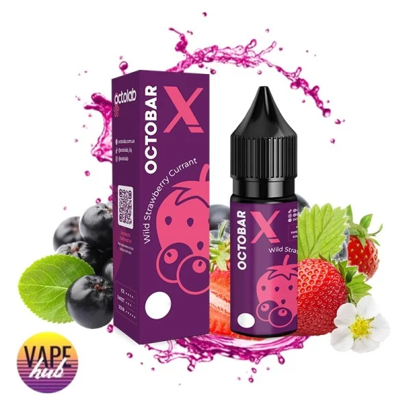 Набір Octobar X 15 мл 50 мг - Wild Strawberry Currant — купити
