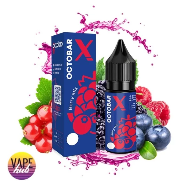 Набір Octobar X 15 мл 50 мг - Berry mix — купити