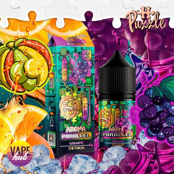 Набір In Bottle Parallel Puzzle 30 мл 30 мг - Grape Citrus — купити