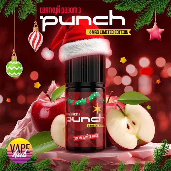 Набір Punch Christmas Edition 30 мл 60 мг - Snow White Kiss — купити