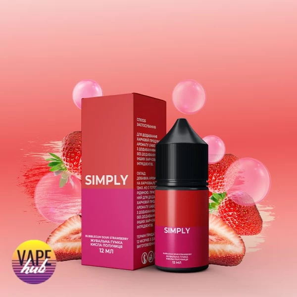 Набір Simply 30 мл 50 мг - Bubblegum Sour Strawberry — купити