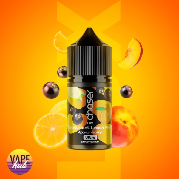 Набір Chaser Lux 30 мл 65 мг - Blackcurant Lemon Peach — купити