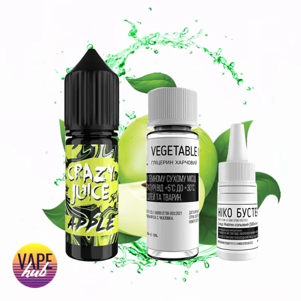 Набір Crazy Juice 15 мл 65 мг - Apple — купити