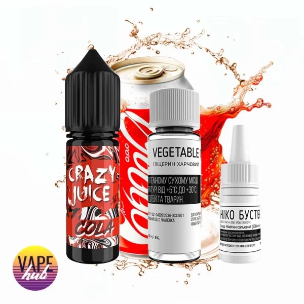 Набір Crazy Juice 15 мл 65 мг - Cola — купити