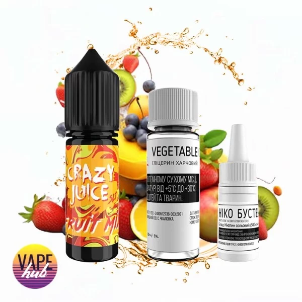Набір Crazy Juice 15 мл 65 мг - Fruit Mix — купити